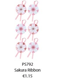 Ribbon Sticker Sakura Ribbon