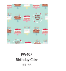 Wrapping Paper Roll Birthday Cake