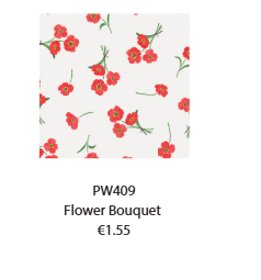 Wrapping Paper Roll Flower Bouquet