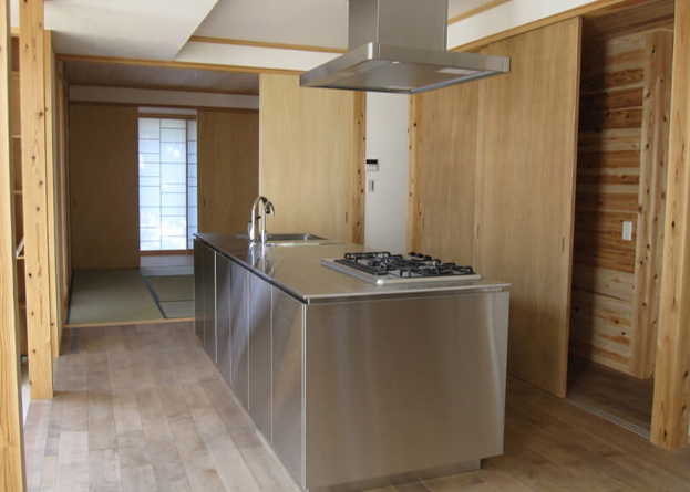 Stainless kitchen sink