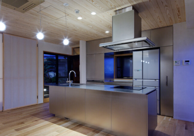 Stainless kitchen sink