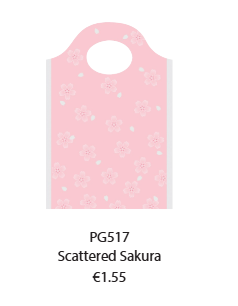 Gift Sharing Bag Scattered Sakura