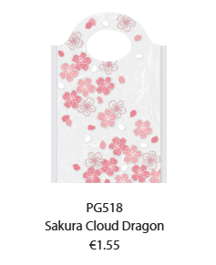 Gift Sharing Bag Sakura Cloud Dragon