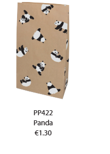 Square Bottom Bag Panda