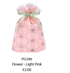 Gift Bag Flower Light Pink