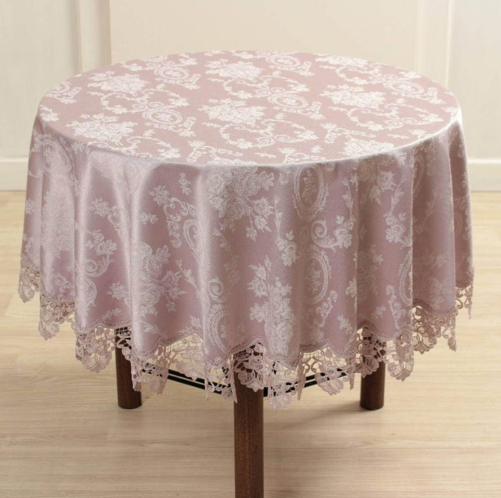 Ami-Brugge - Meilleur - Waterproof Jacquard lace round tablecloth - Large