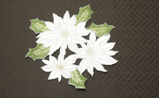 Ami-Brugge - Christmas - Poinsettia - Coaster