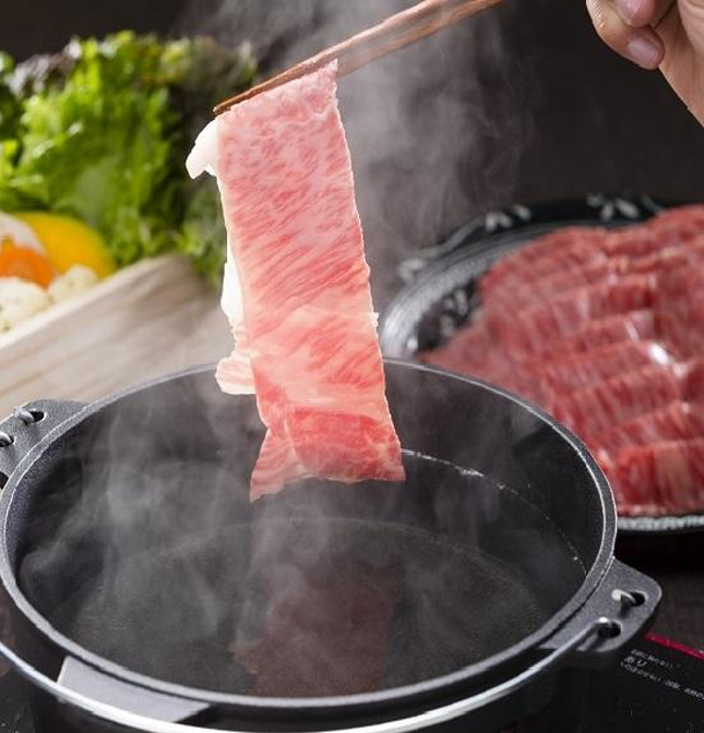 Okayama Wagyu (A5 grade) sukiyaki/shabu-shabu