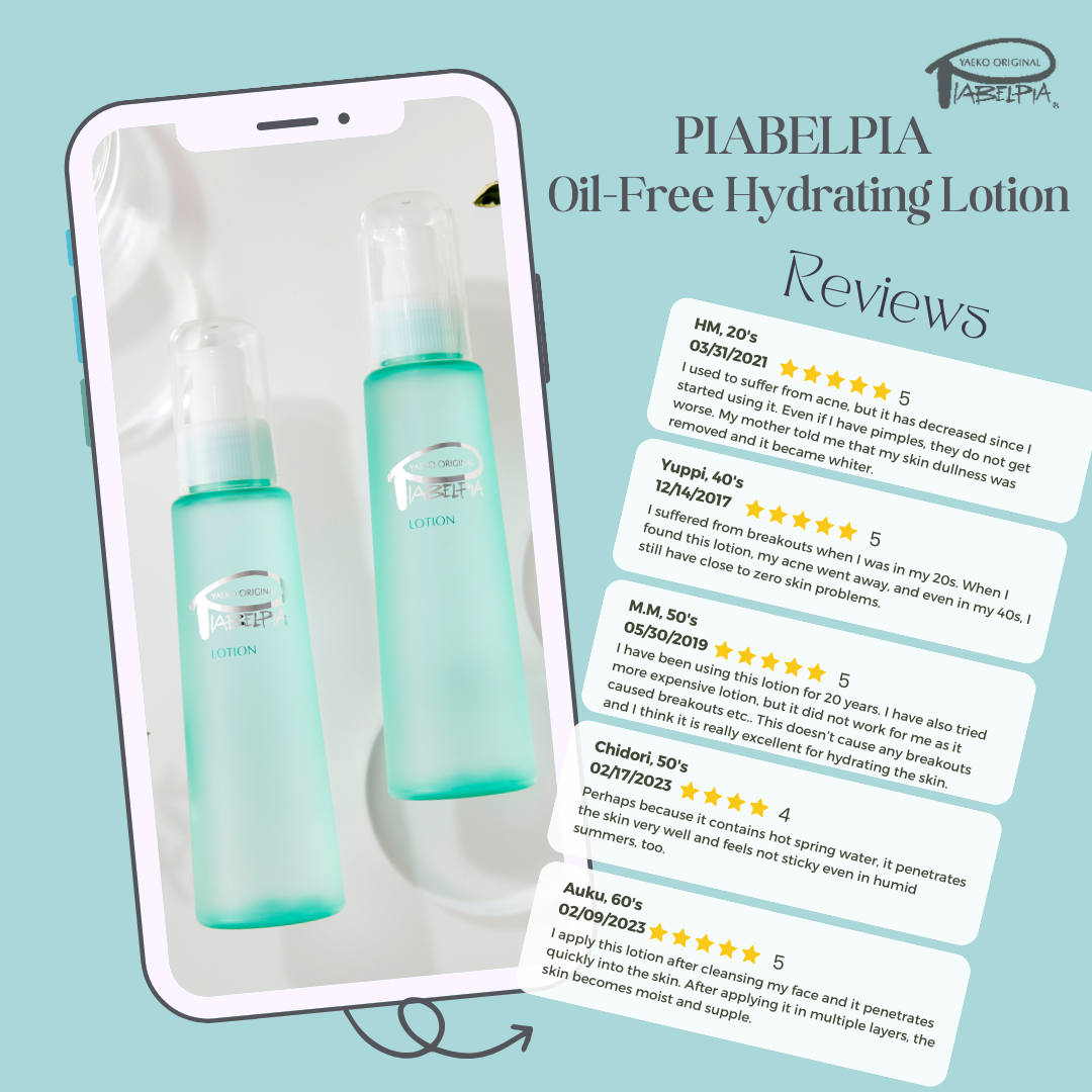 PIABELPIA Oil-Free Hydrating Lotion (Toner effective for oily skin)  120ml