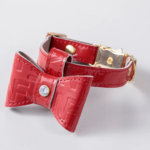 Collar Size M Jewelry Emboss-RED