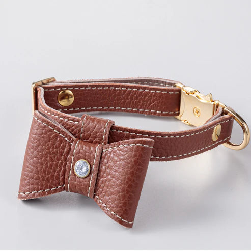 Collar Size M Natural Skin - BROWN