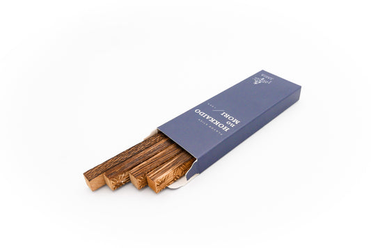 Mizunara stick for aging of whisky made in Hokkaido(Japan) 4 sticks